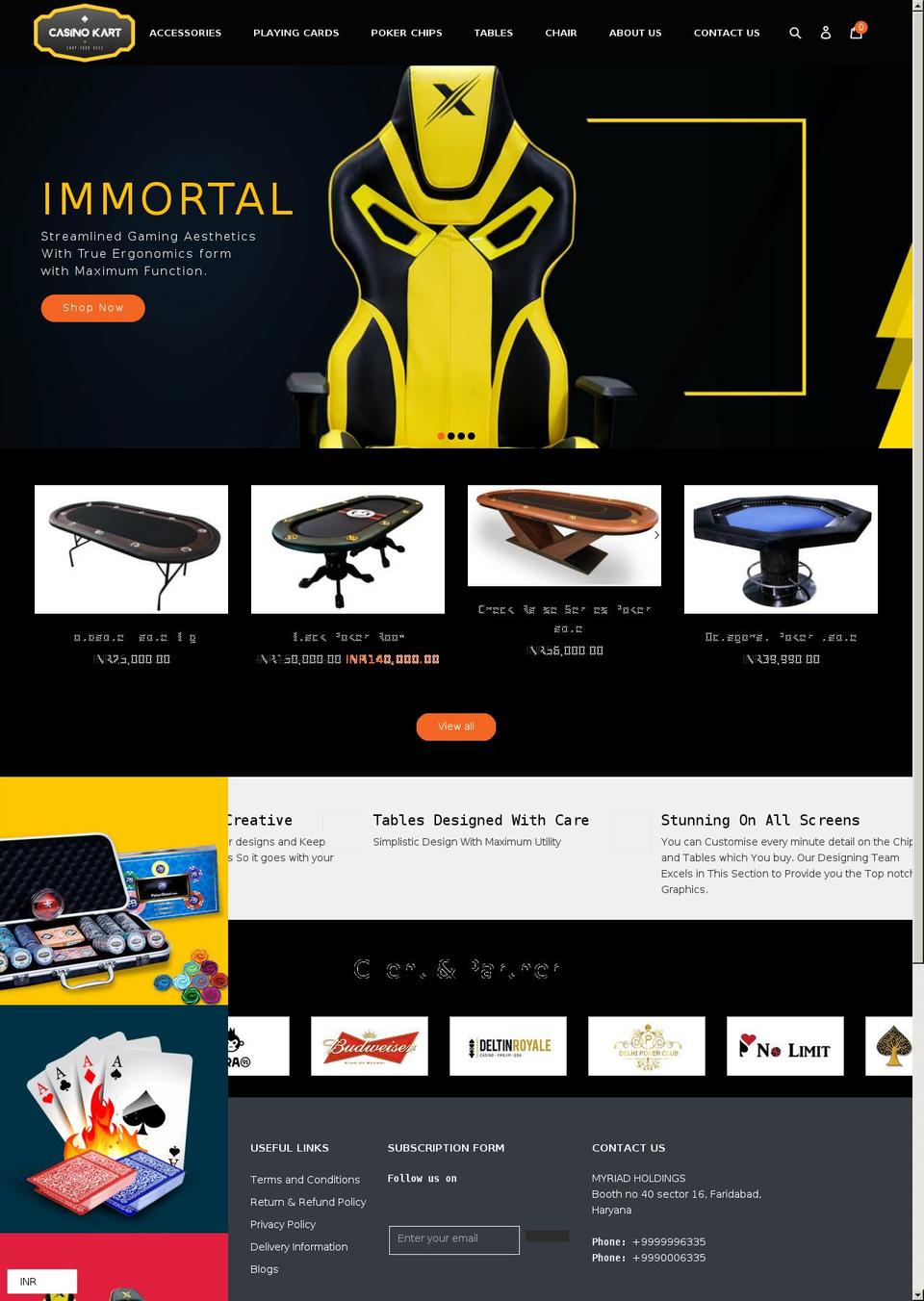 saleshunter Shopify theme site example casinokart.com