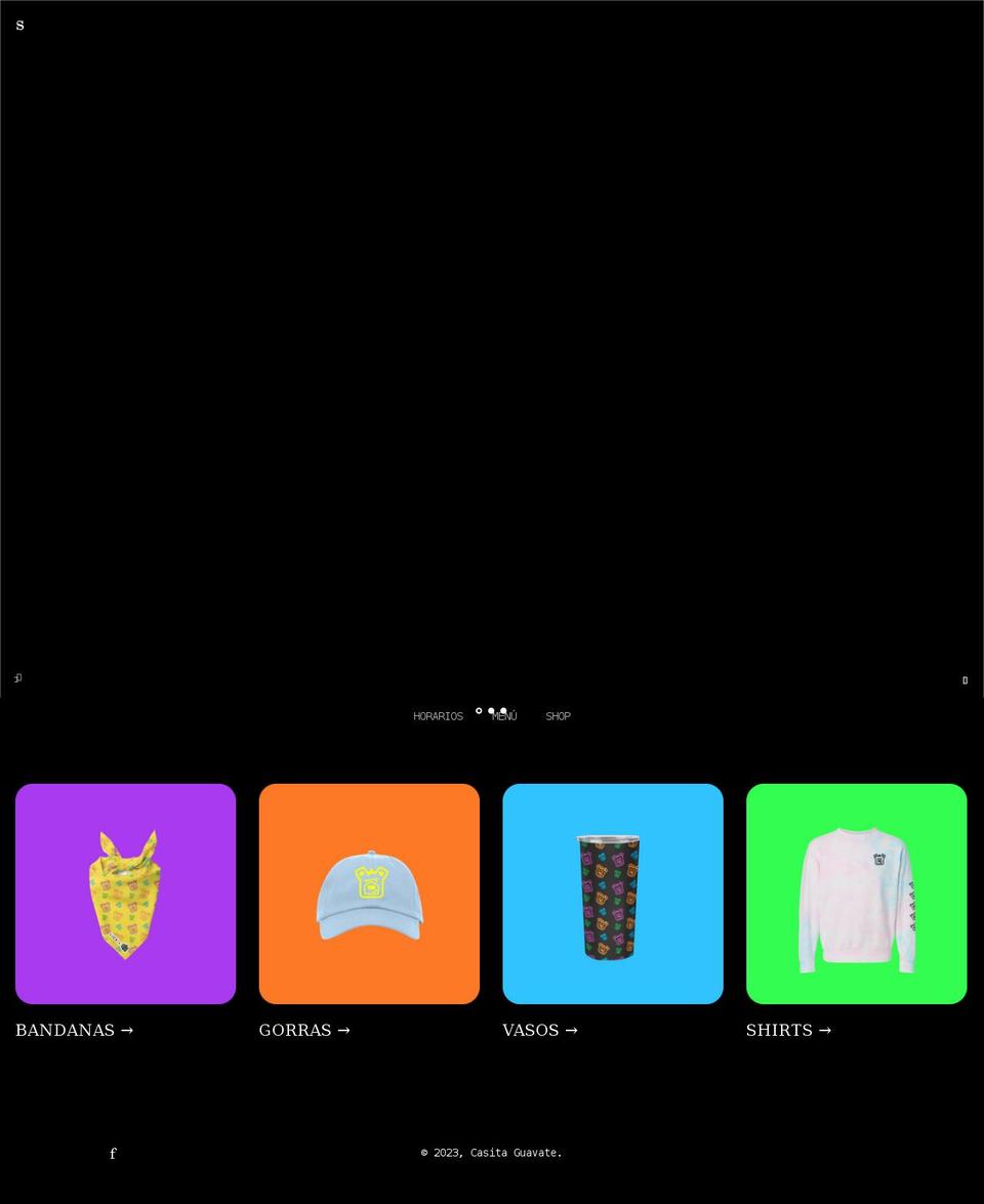 casitaguavate.com shopify website screenshot