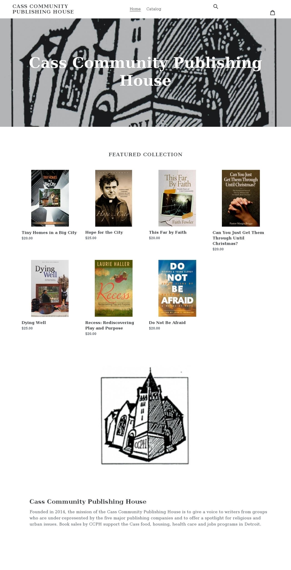cass-community-publishing-house.myshopify.com shopify website screenshot