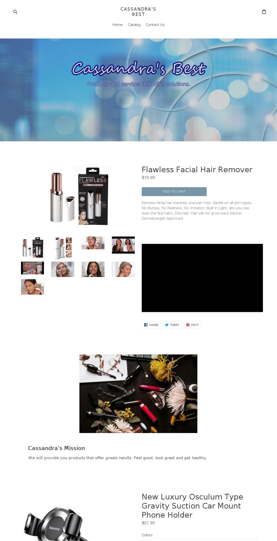 cassandrasbest.com — Shopify storefront screenshot