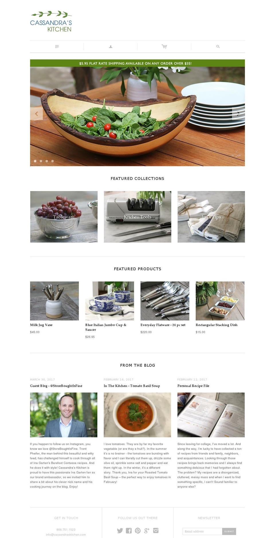 cassandraskitchen.com shopify website screenshot