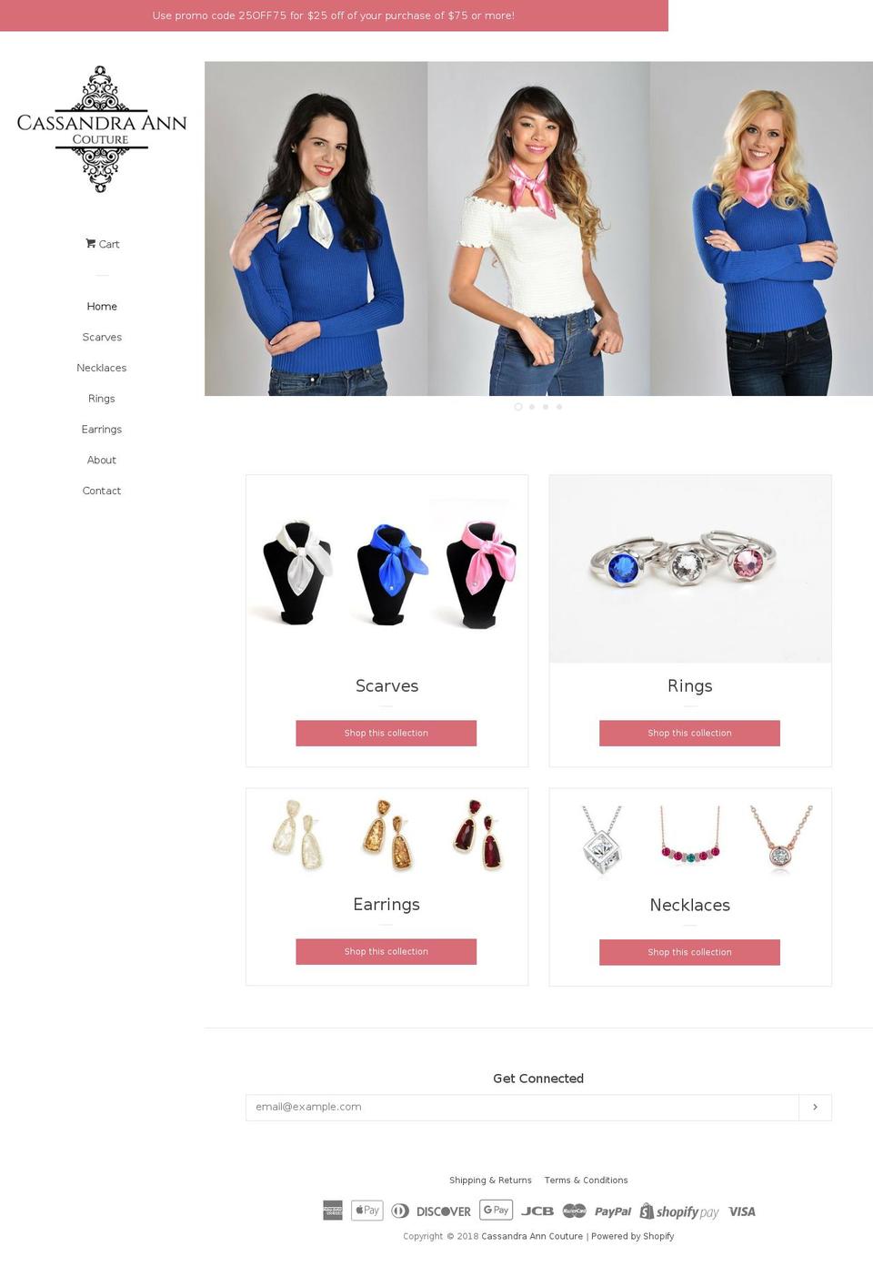 casscouture.com — Shopify storefront screenshot