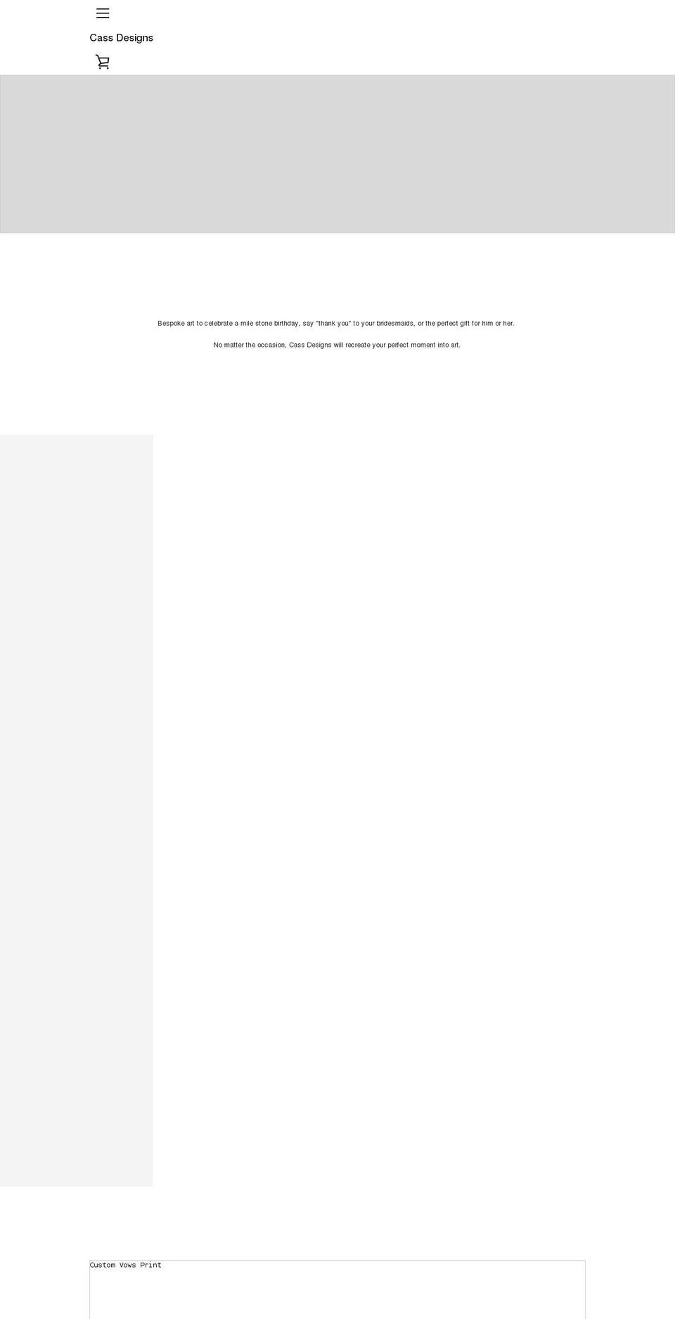 cassdesigns.com.au shopify website screenshot