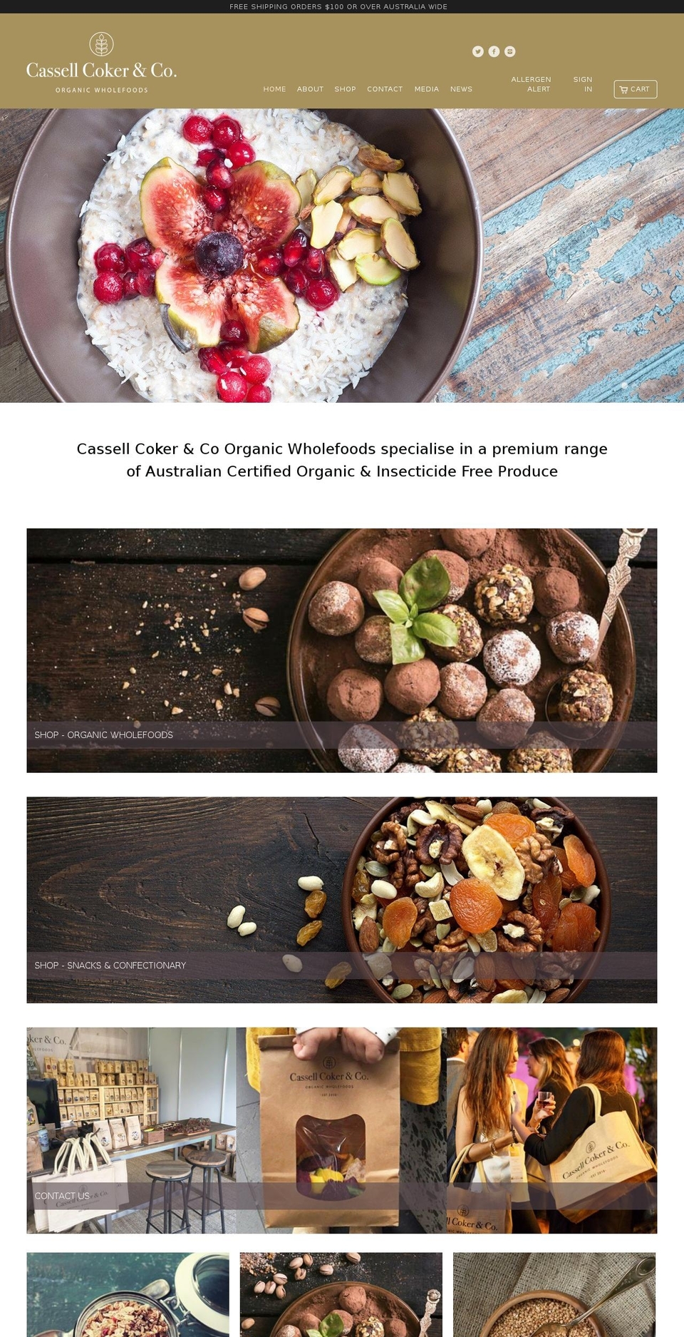 cassellcokerco.com.au shopify website screenshot