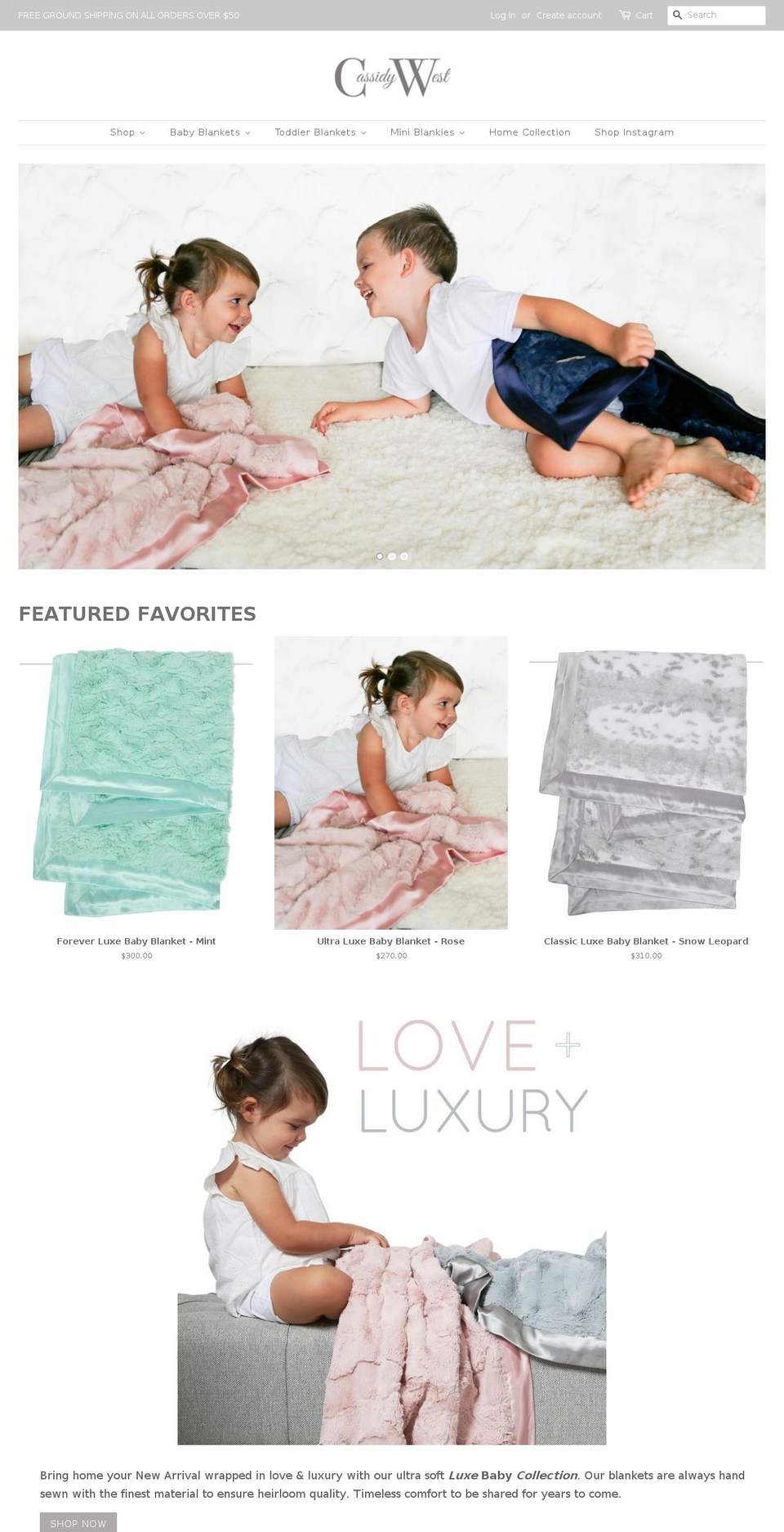 cassidywestdesigns.com shopify website screenshot