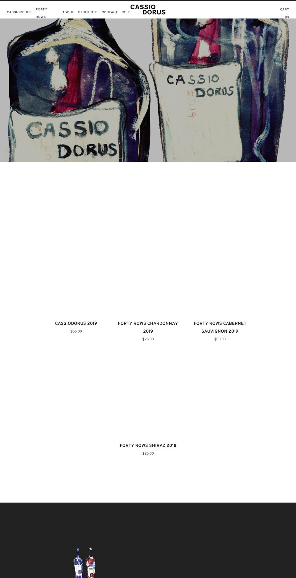 cassiodorus.com.au shopify website screenshot