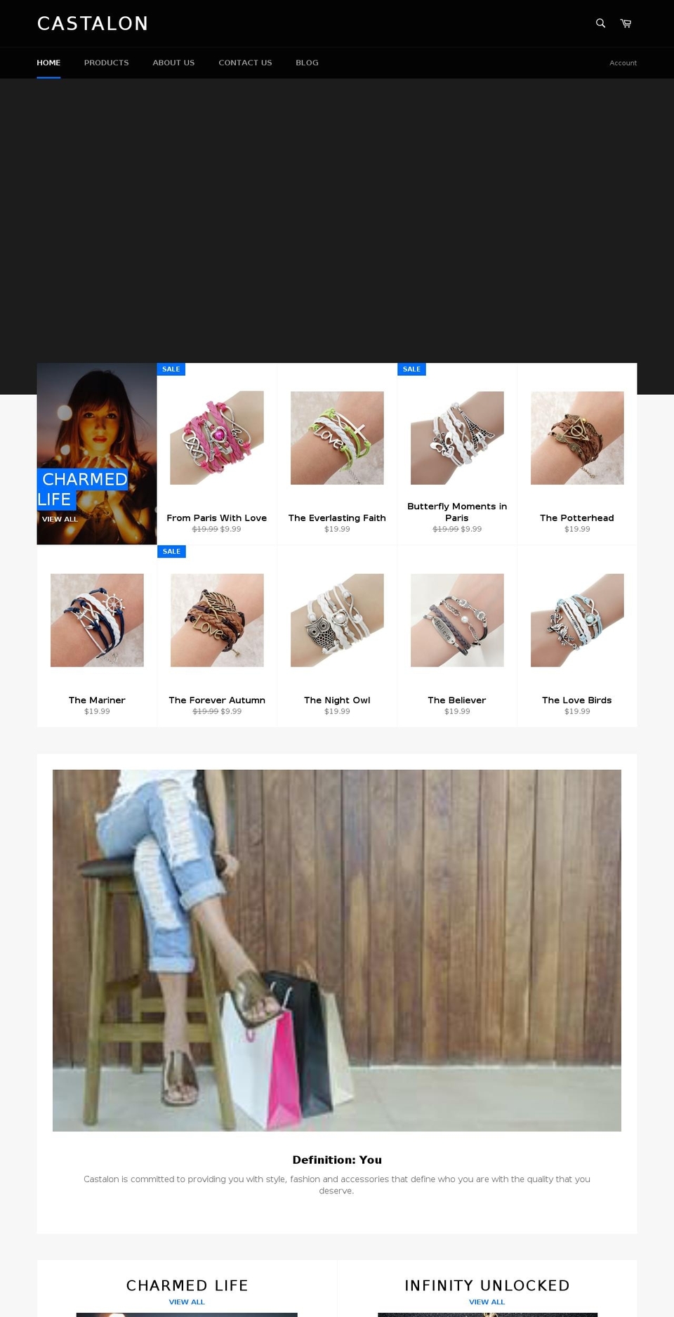 castalon.com — Shopify storefront screenshot
