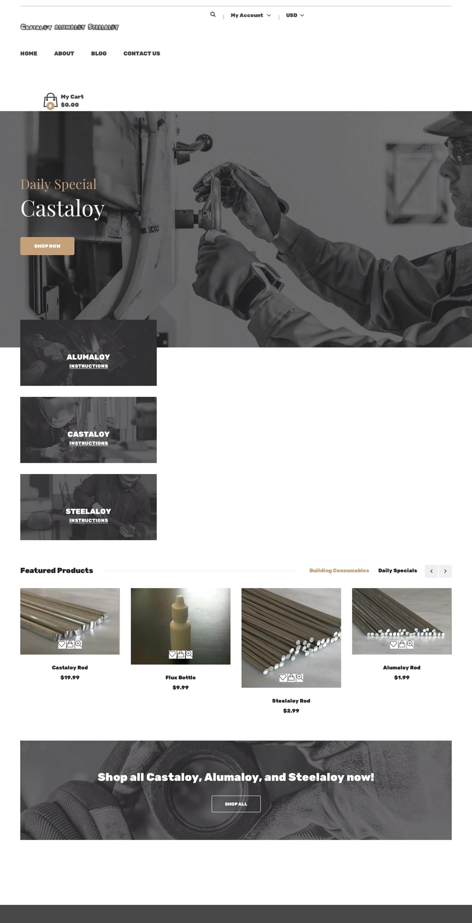 Phuler-v-- Shopify theme site example castaloy.com