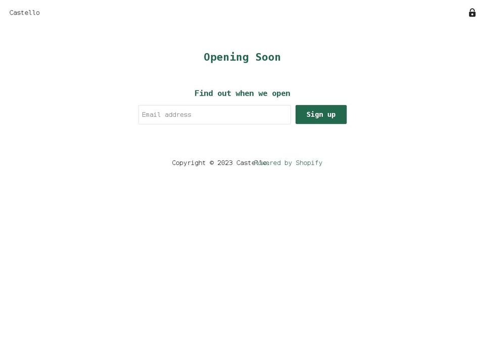 castellopipes.com shopify website screenshot