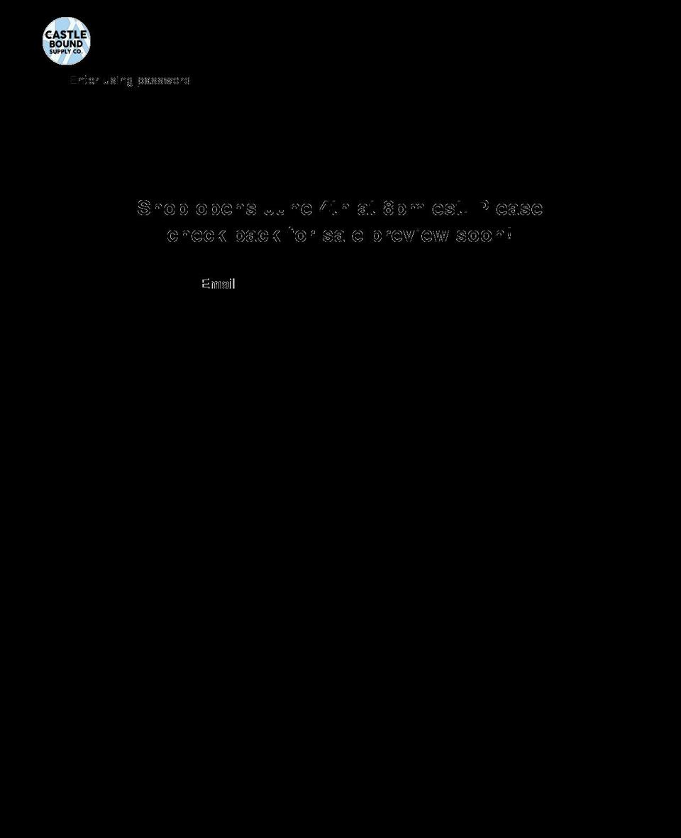 castleboundsupplyco.com — Shopify storefront screenshot