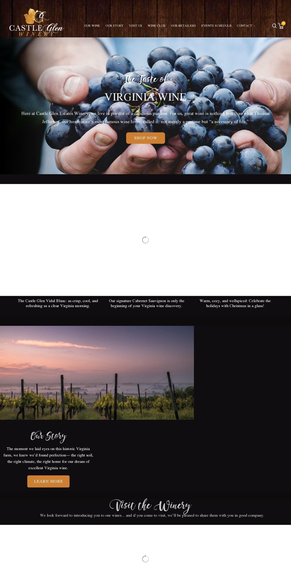 themes-base-myshopify-everest-01-ver3-0 Shopify theme site example castleglenwine.com