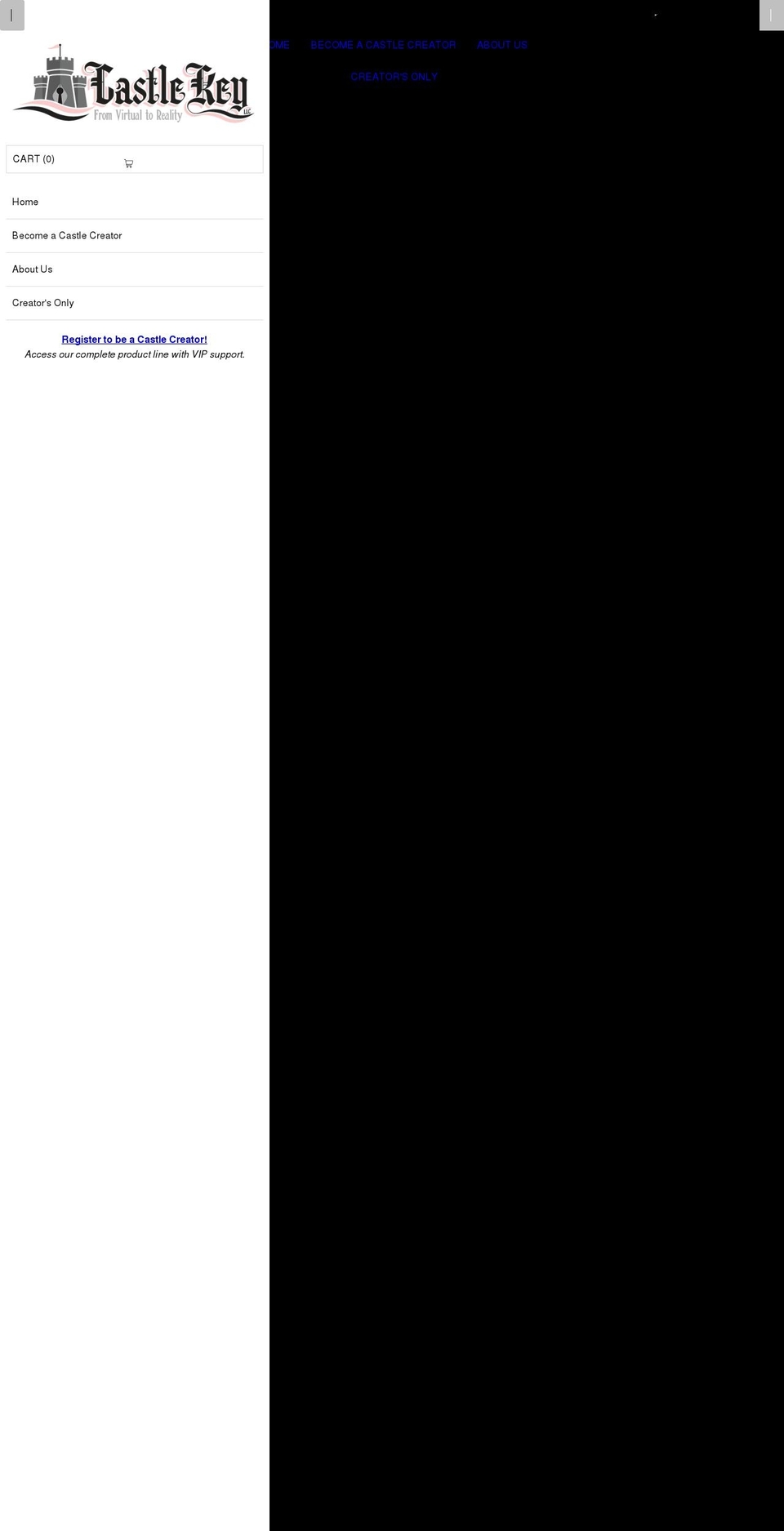 castlekey.org shopify website screenshot