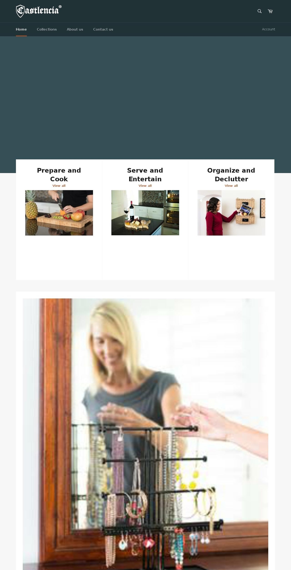 castlencia.com — Shopify storefront screenshot