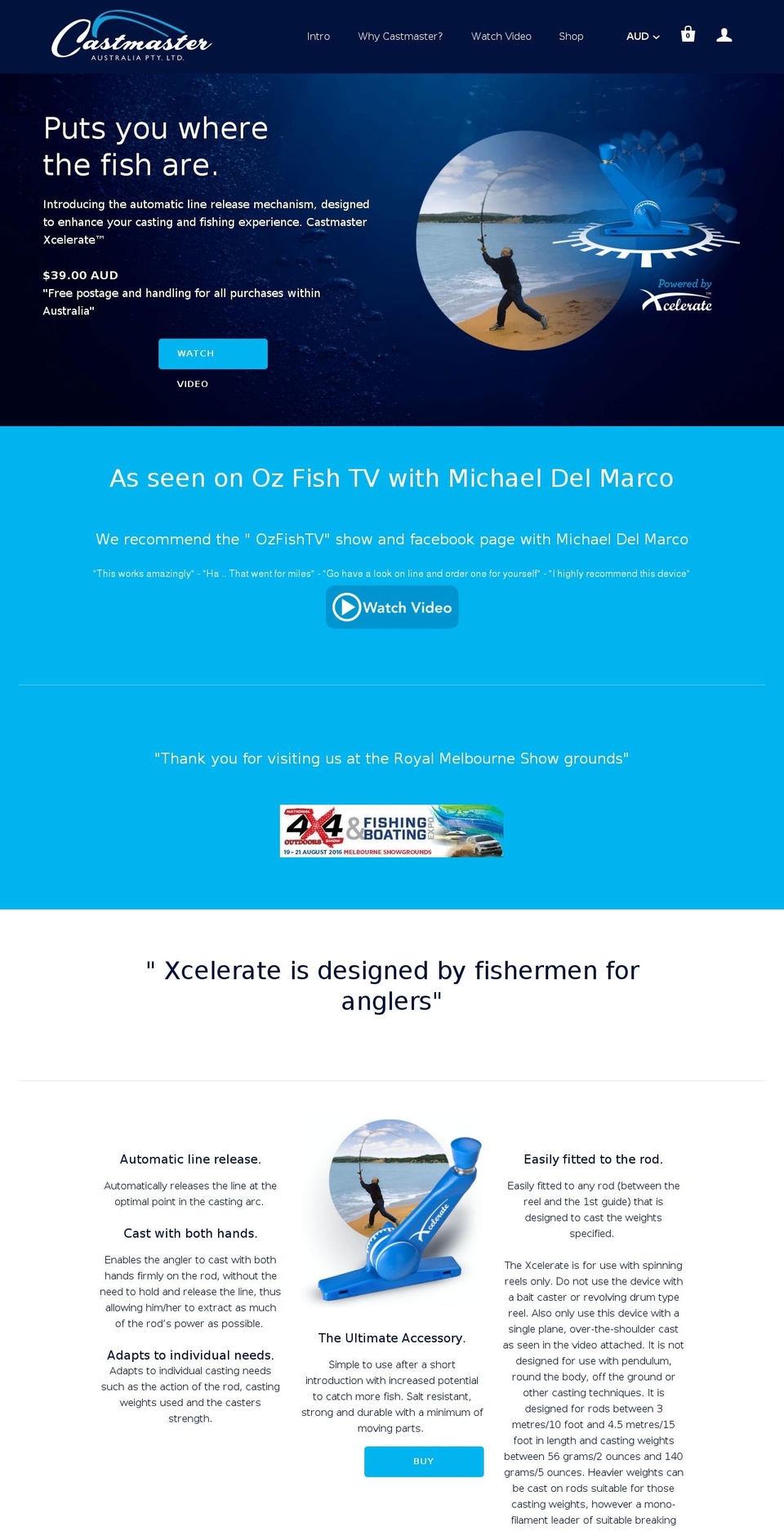 castmasteraustralia.com.au shopify website screenshot