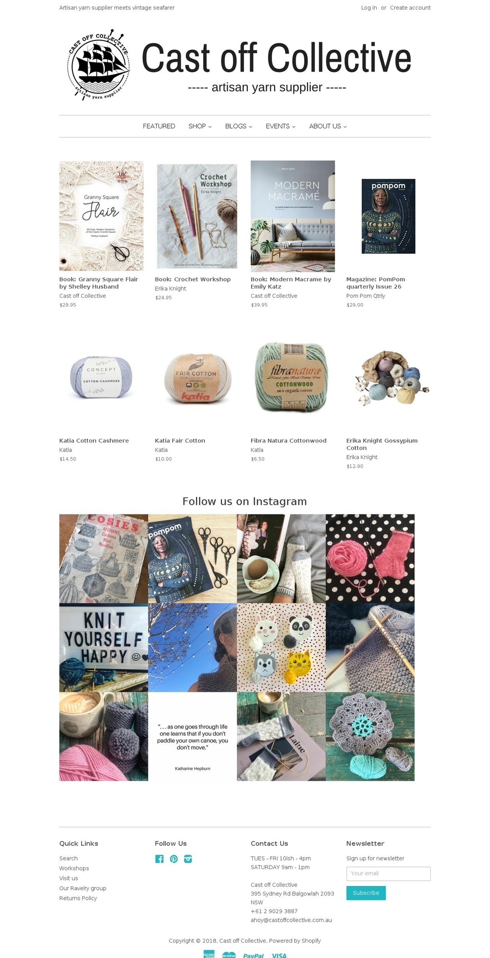 castoffcollective.com — Shopify storefront screenshot