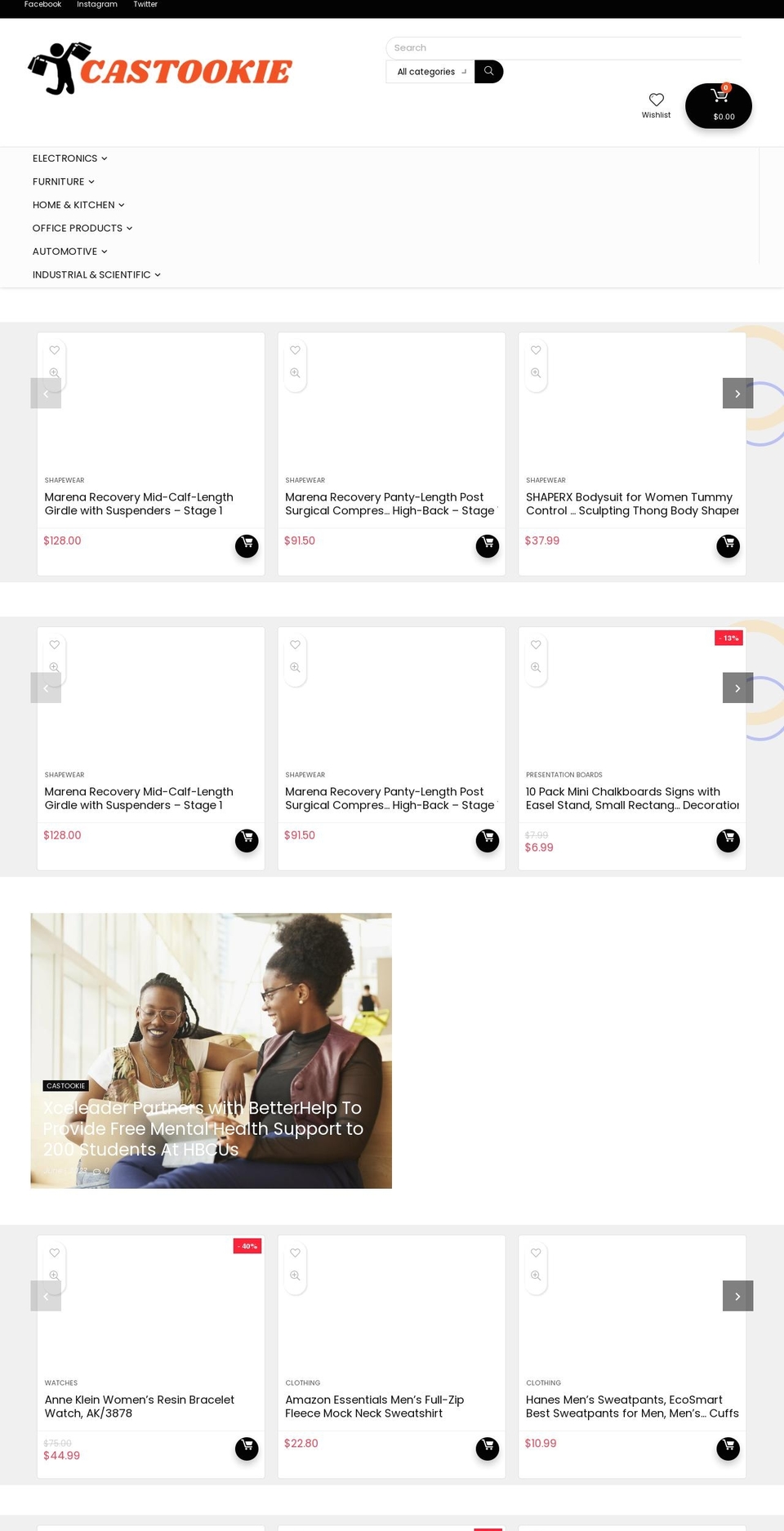 castookie.com — Shopify storefront screenshot