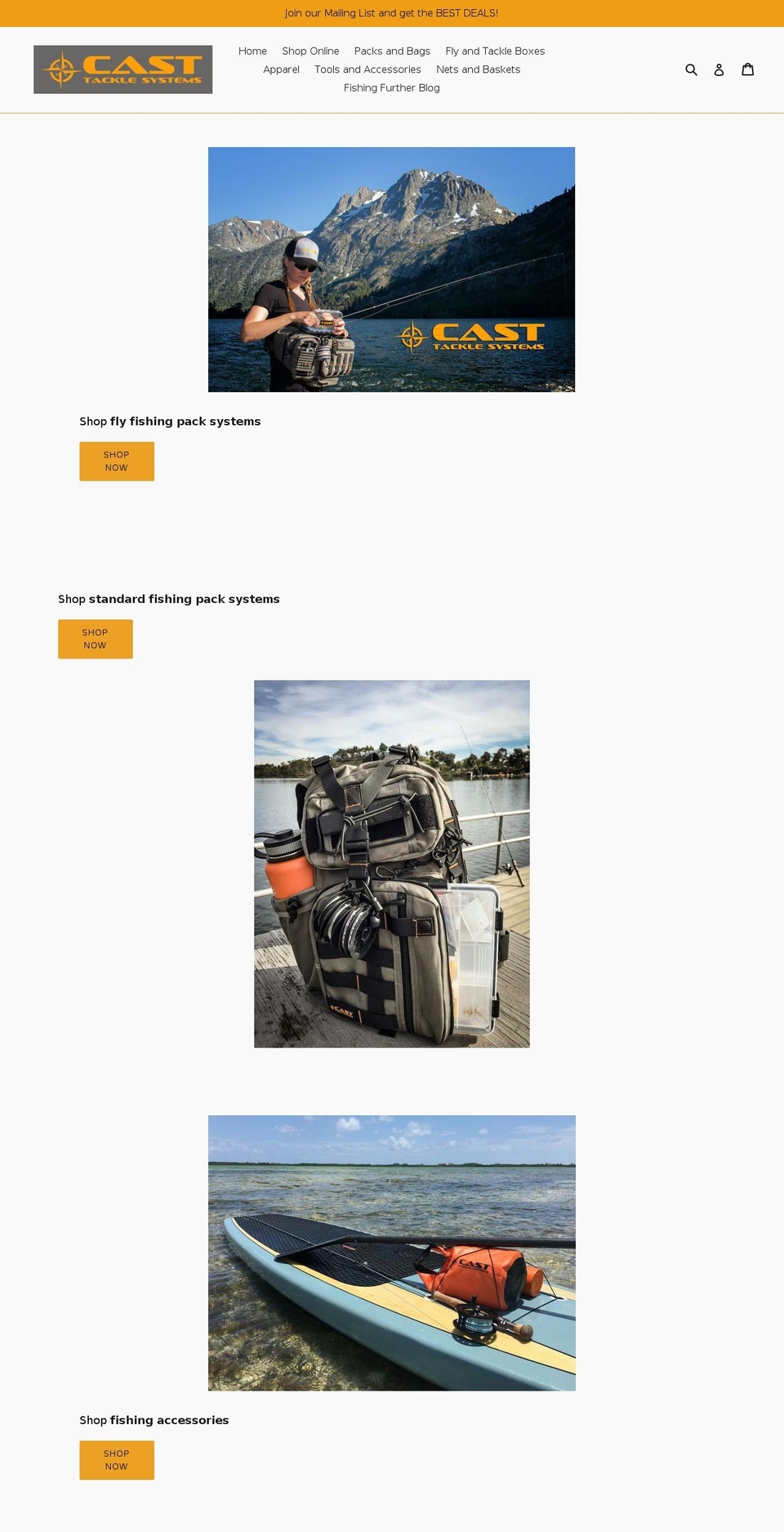 casttackle.com — Shopify storefront screenshot