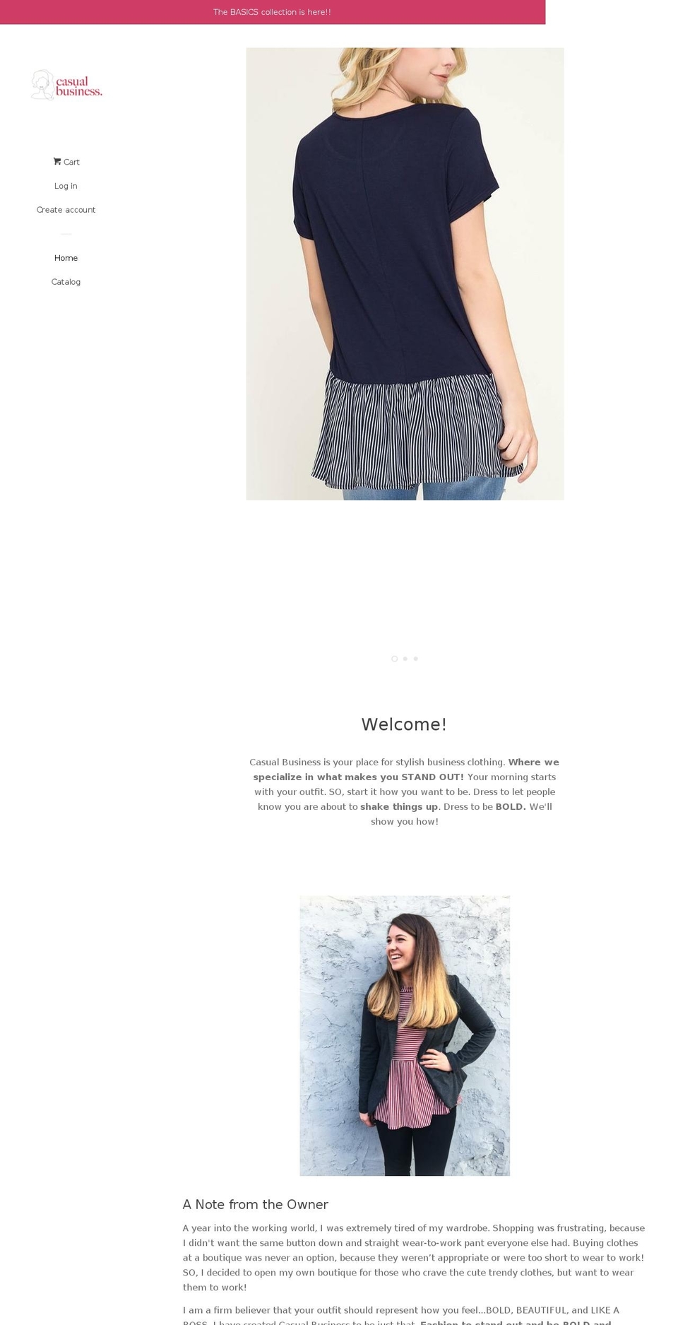 casual-business.com shopify website screenshot