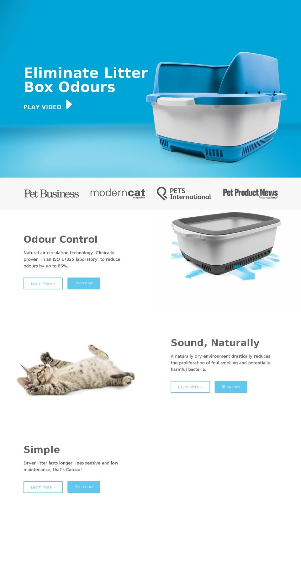 cat-eco.com — Shopify storefront screenshot