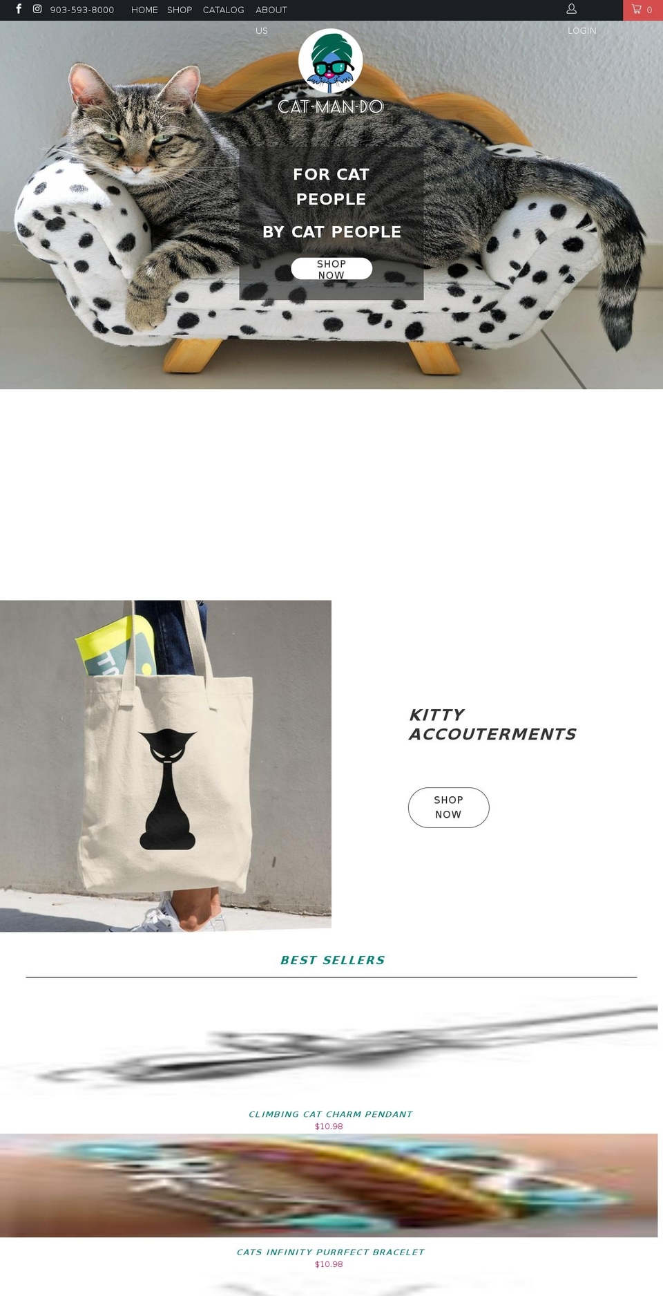 cat-man-do.com — Shopify storefront screenshot