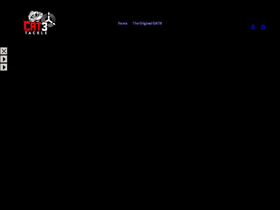 cat3tackle.com shopify website screenshot