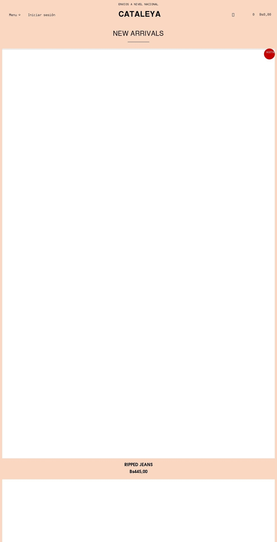 cataleyaboutique.com — Shopify storefront screenshot