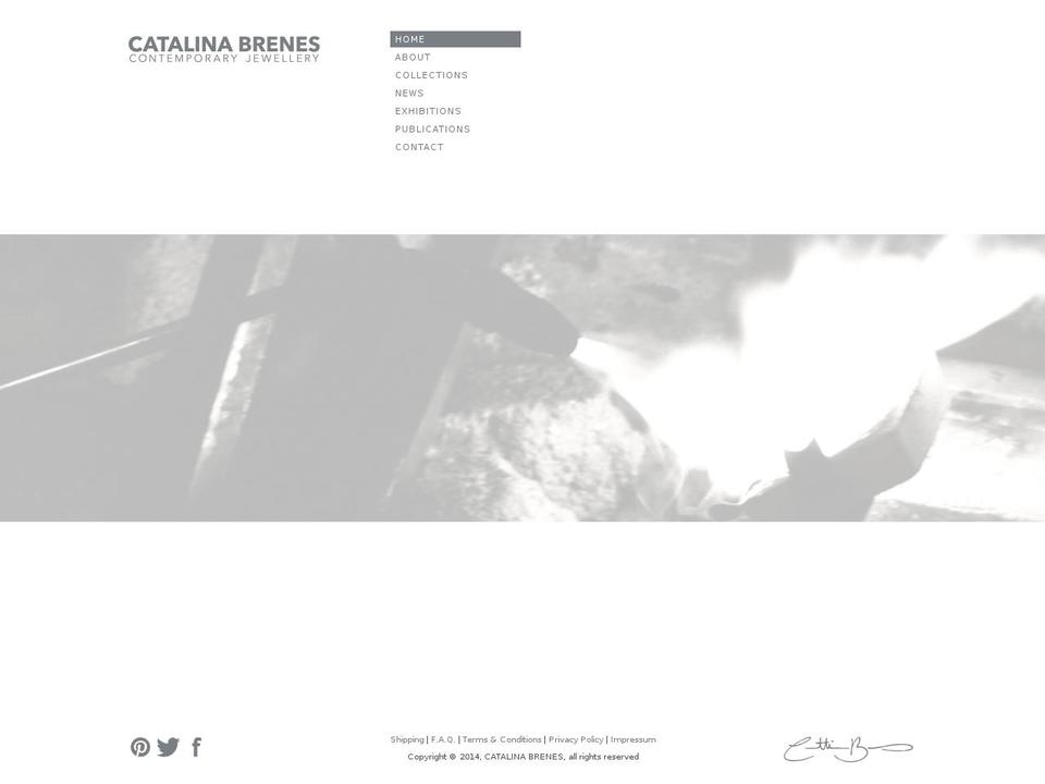 catalinabrenes.com shopify website screenshot