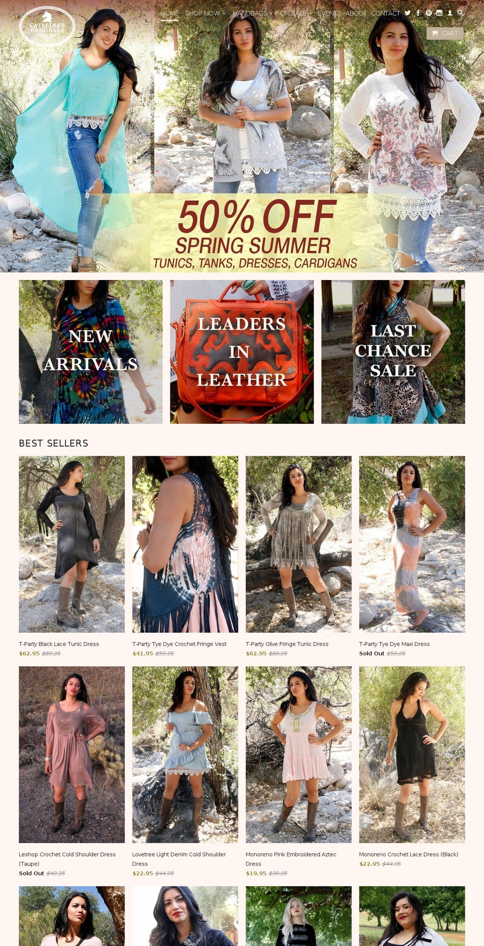 catalinaoriginals.com — Shopify storefront screenshot