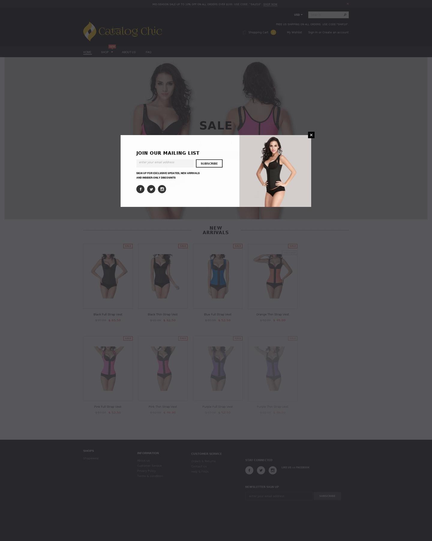catalogchic.com — Shopify storefront screenshot