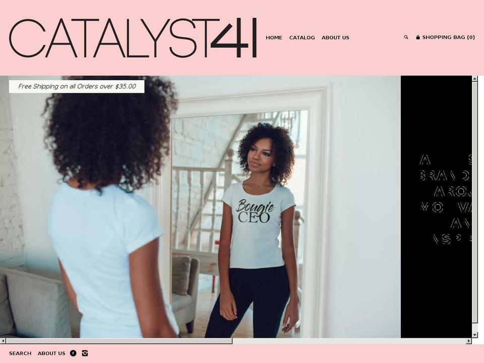 catalyst41.com shopify website screenshot