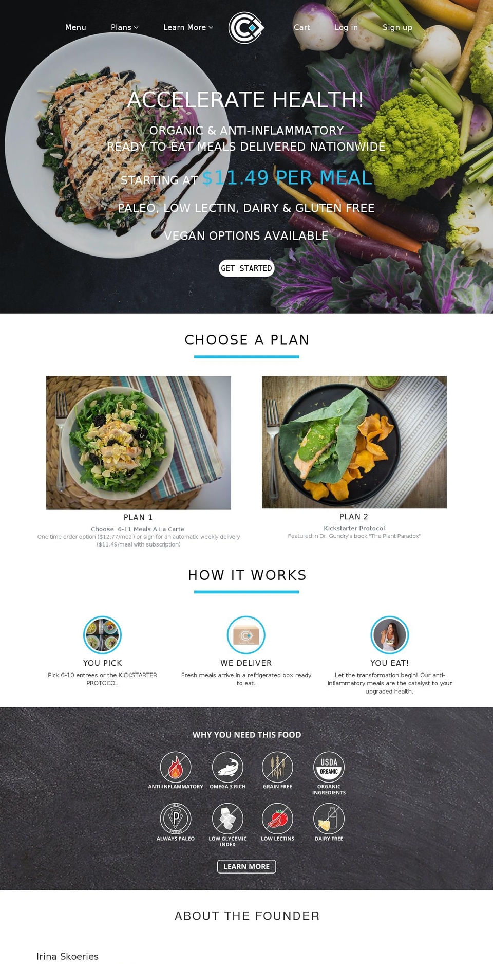 catalystcuisine.com shopify website screenshot