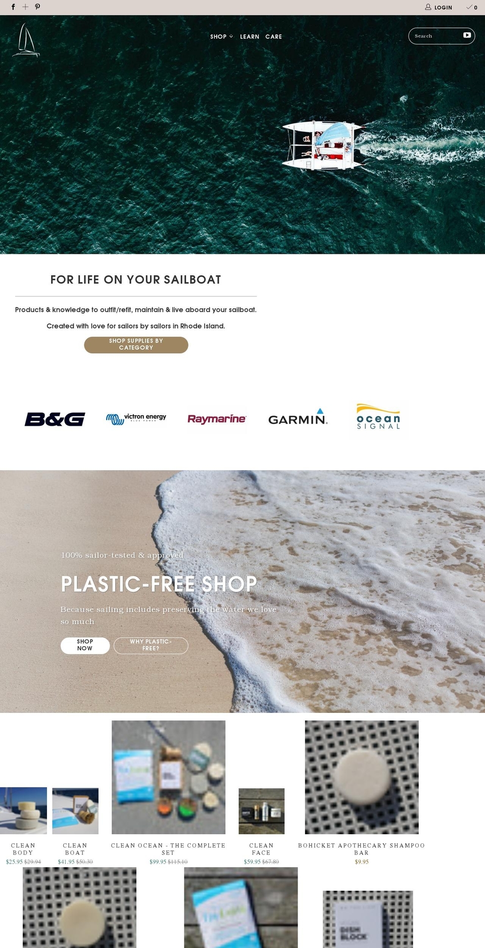catamaransupply.com shopify website screenshot