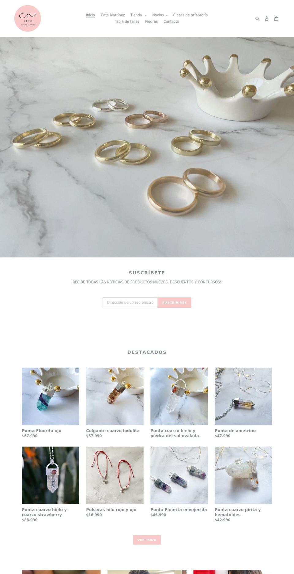 catamartinez.cl shopify website screenshot