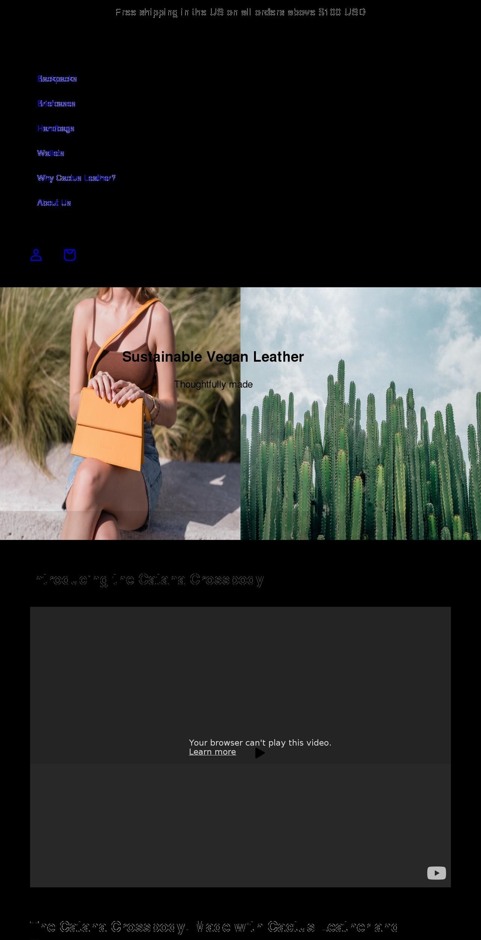 catanacollection.com shopify website screenshot