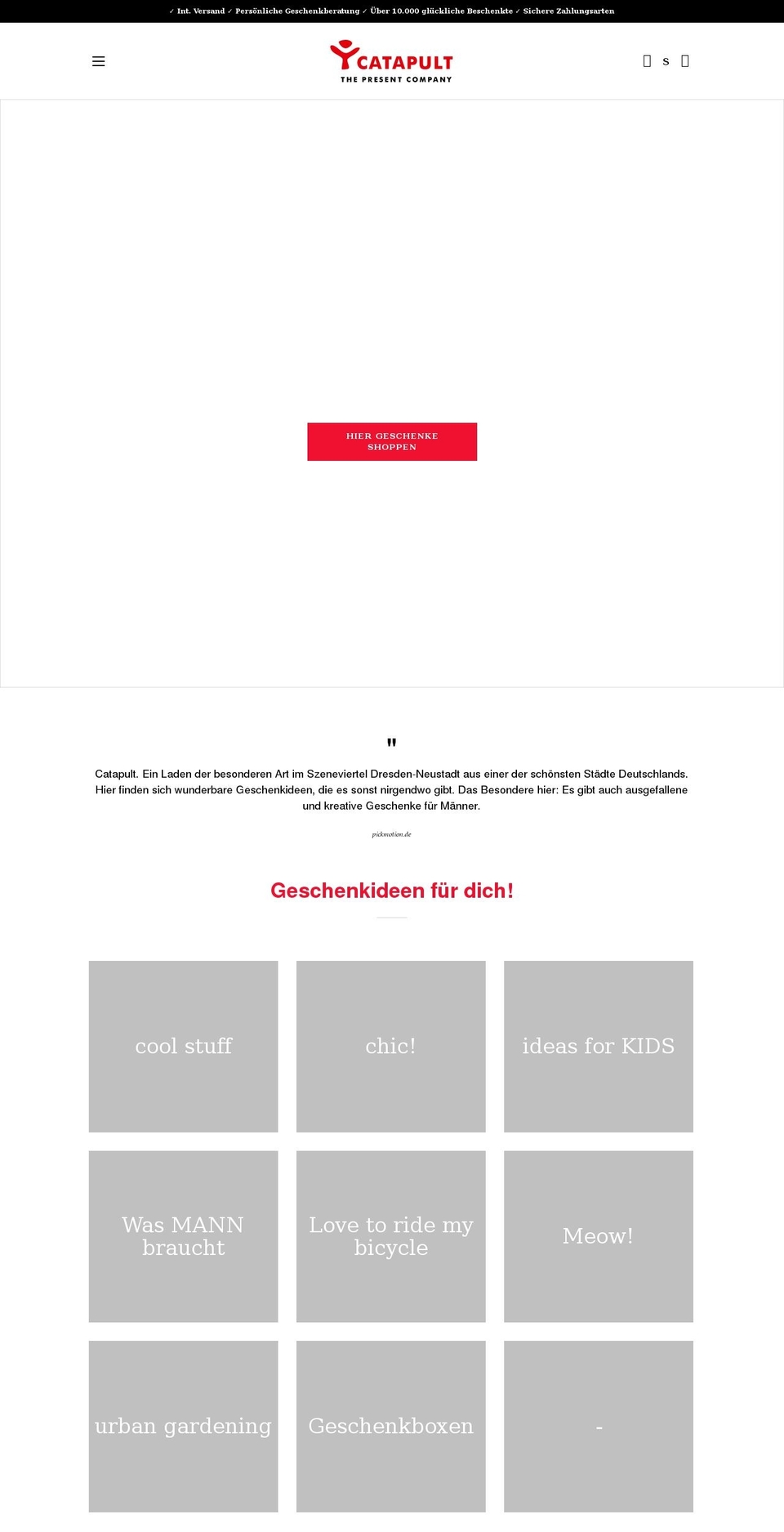 catapult.de shopify website screenshot