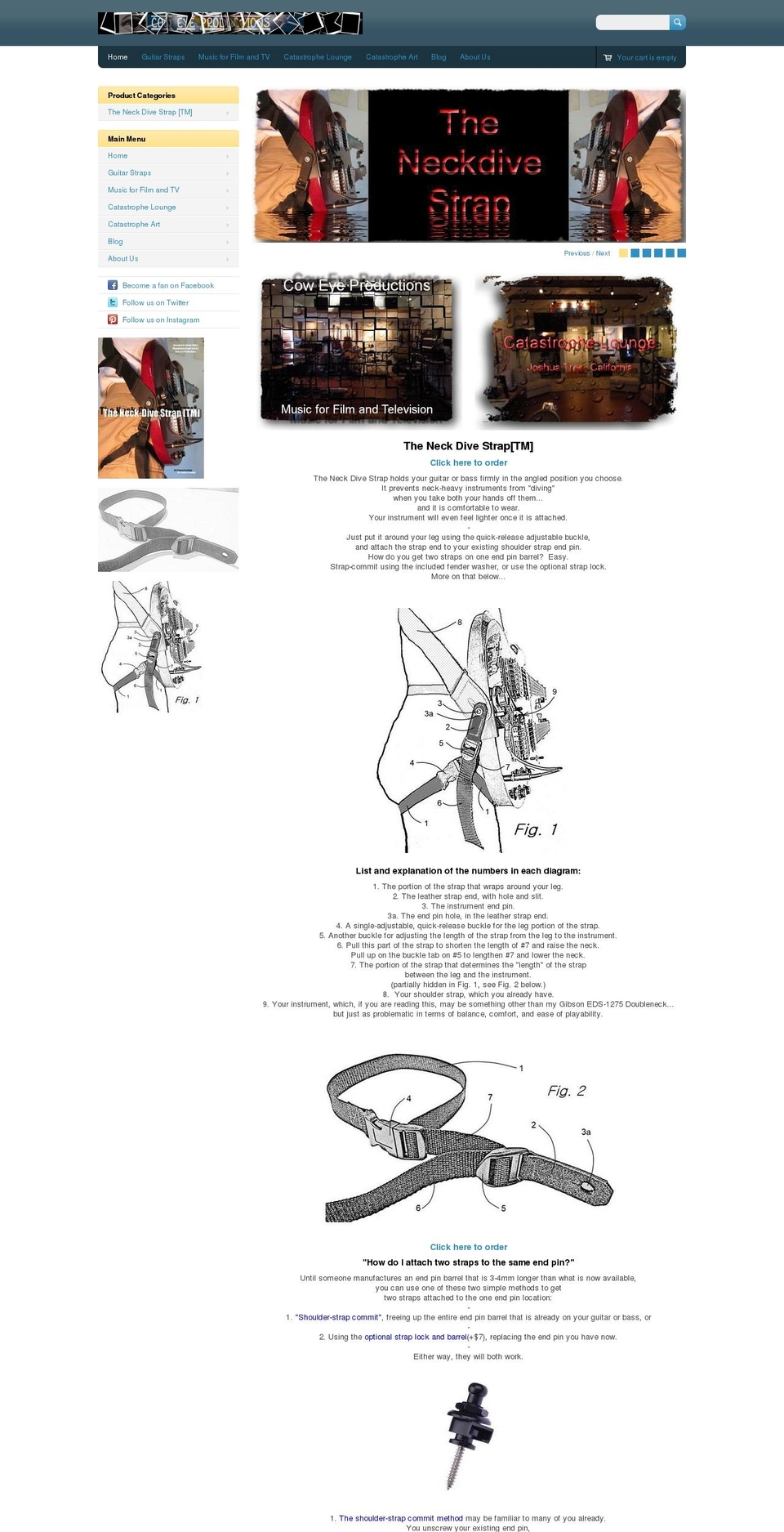 catastrophelounge.com — Shopify storefront screenshot