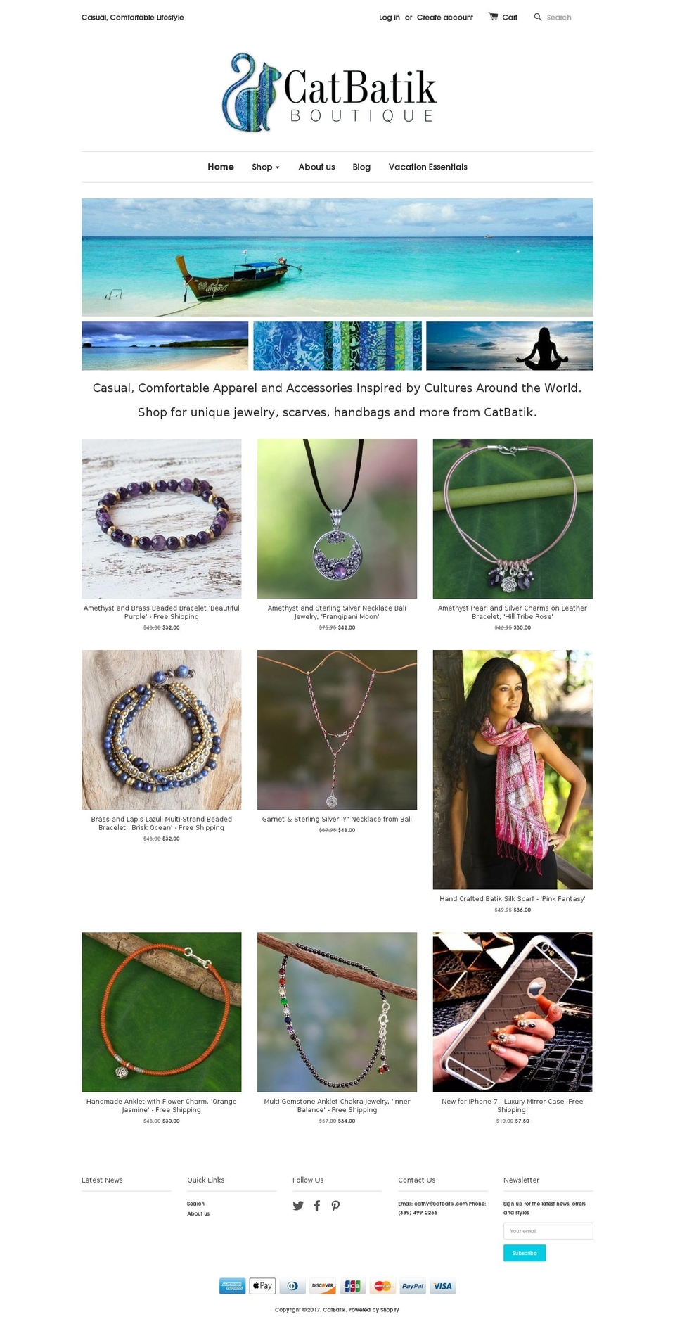 catbatik.com shopify website screenshot