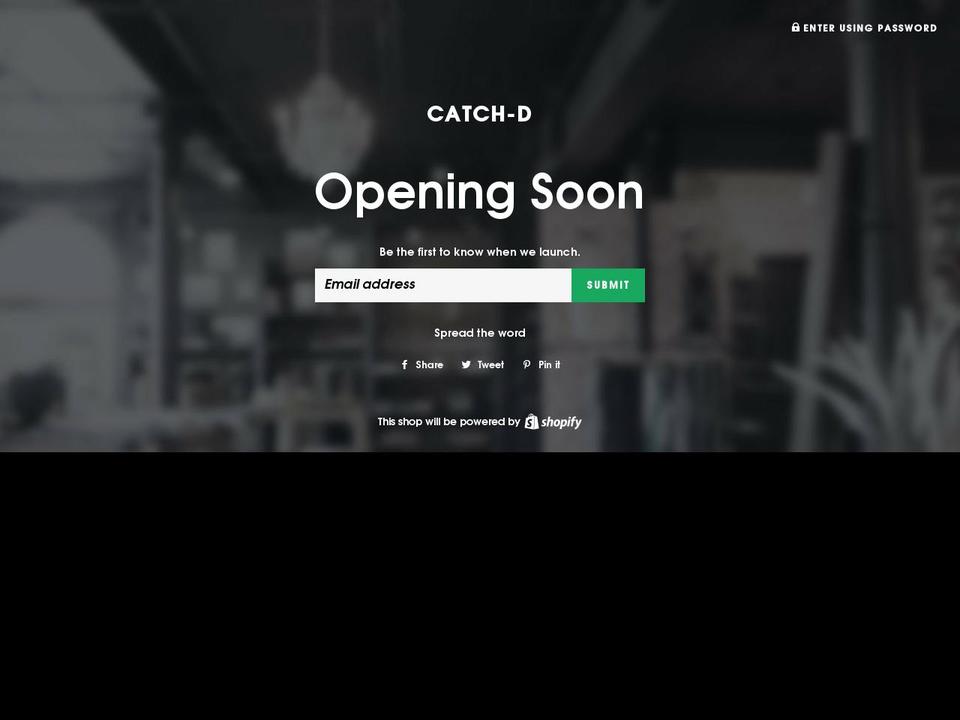 catch-d.com — Shopify storefront screenshot