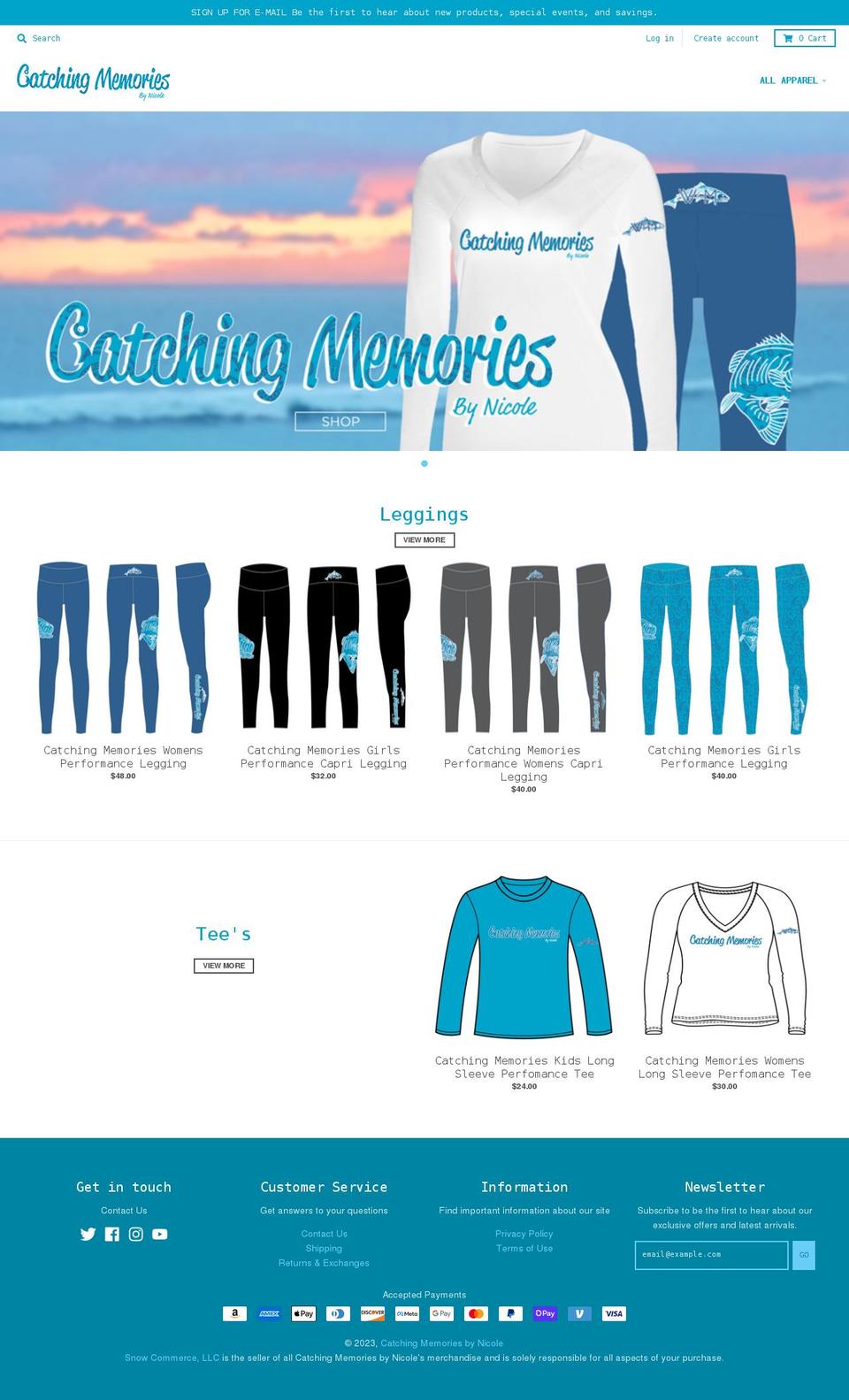 cbs--- Shopify theme site example catchingmemoriesbynicole.com