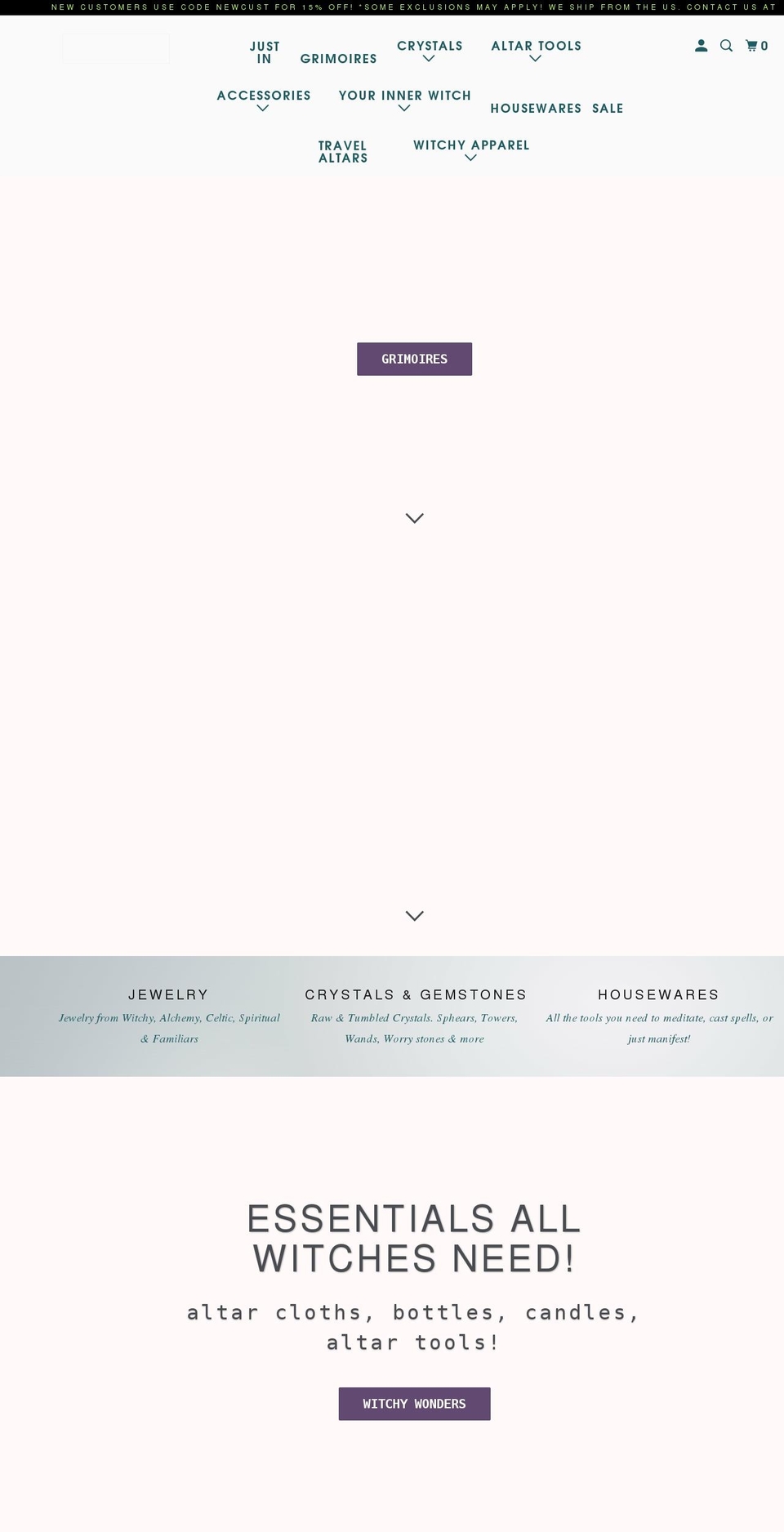 catchthesemagickhands.com shopify website screenshot