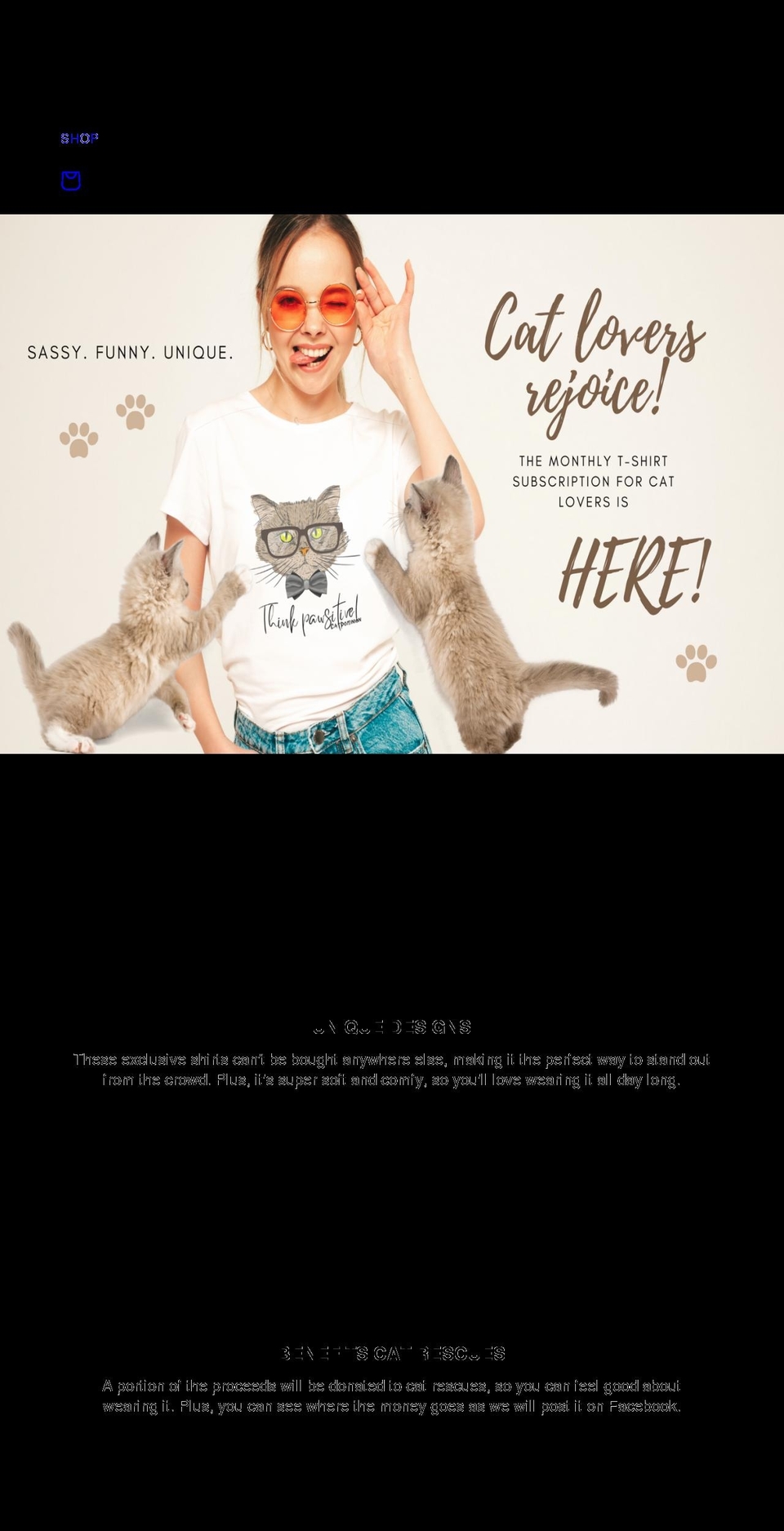 catdominion.com shopify website screenshot
