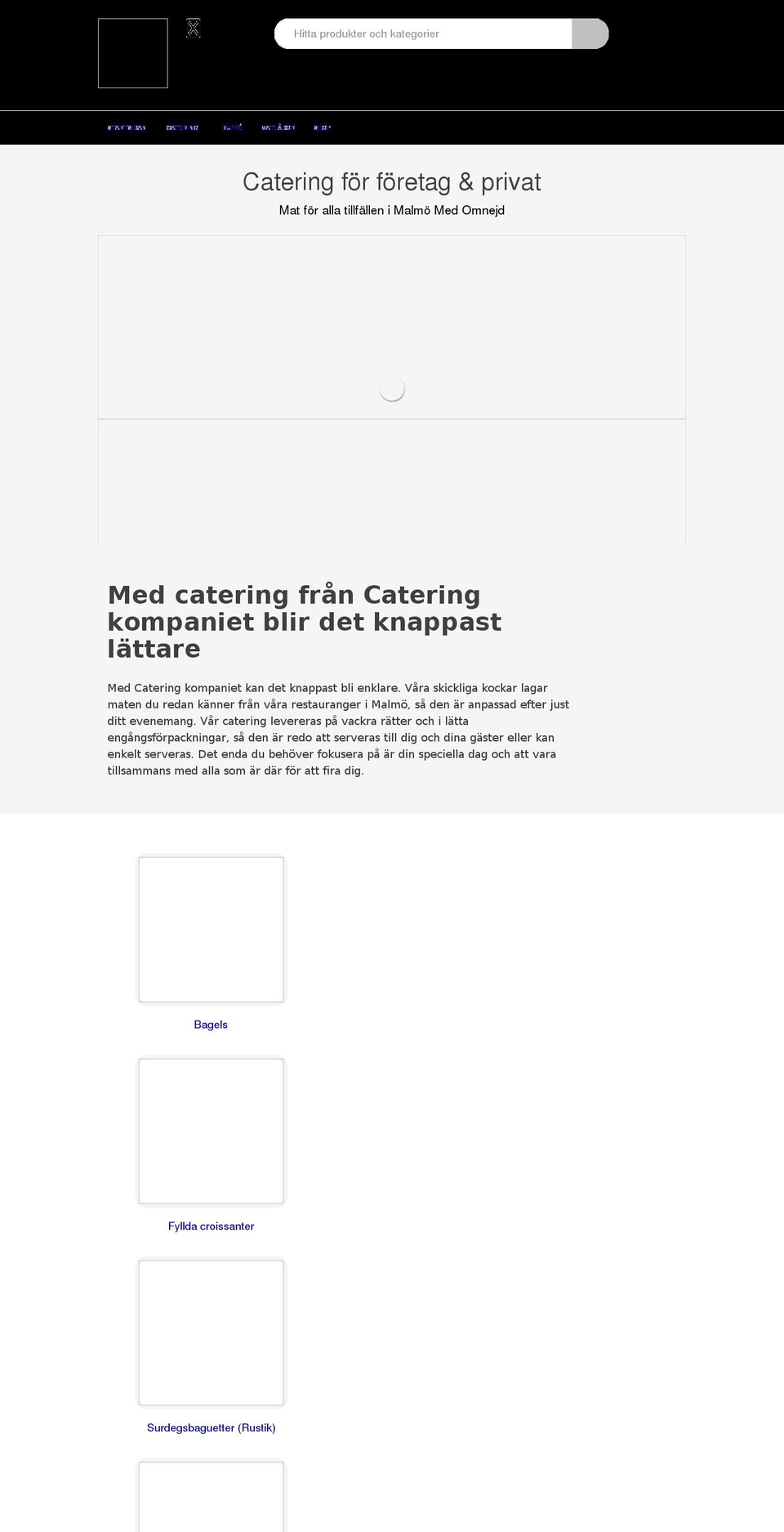 cateringkompaniet.se shopify website screenshot