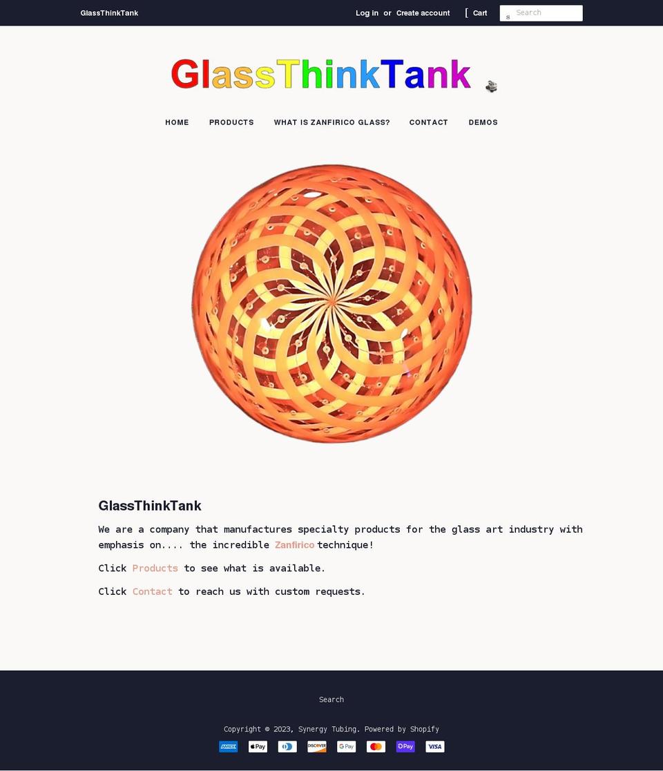 caterpillarglass.com — Shopify storefront screenshot