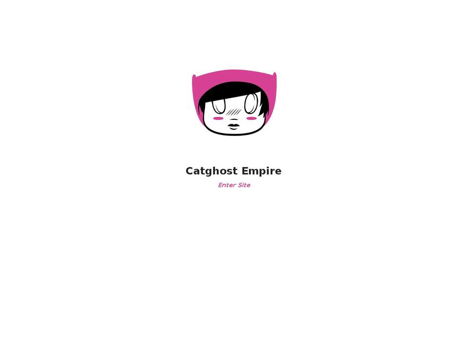 catghostempire.com shopify website screenshot