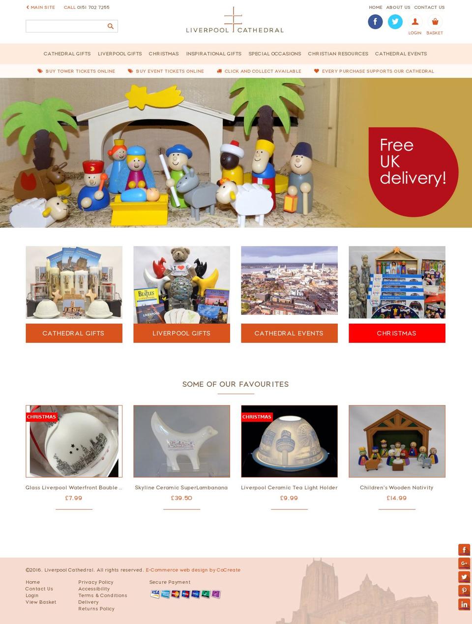 cathedralshop.com shopify website screenshot