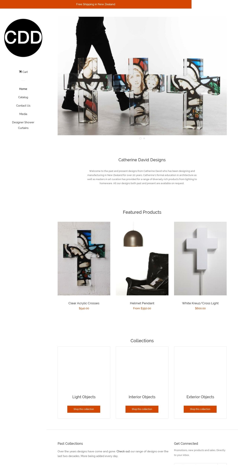 catherinedaviddesign.co.nz shopify website screenshot