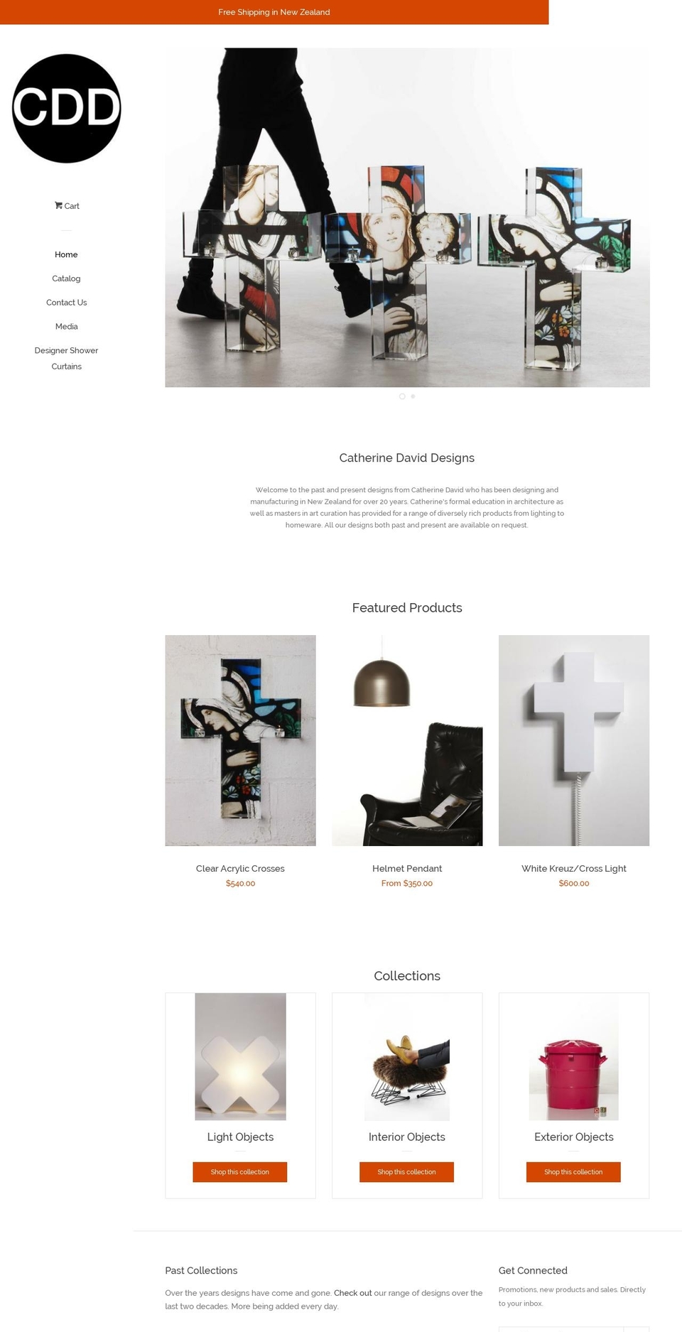 catherinedaviddesigns.co.nz shopify website screenshot