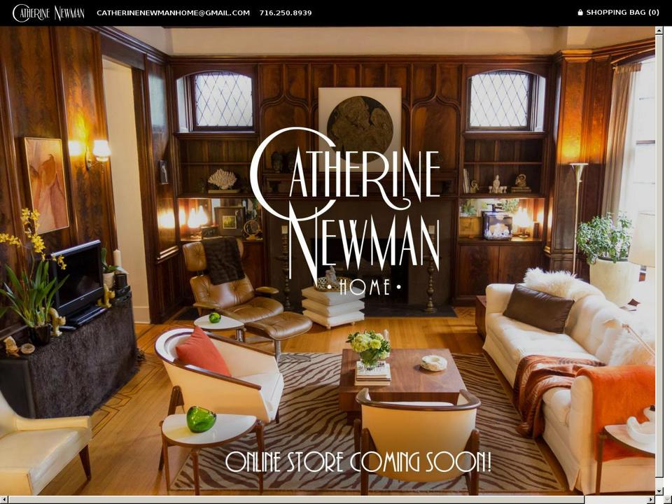 catherinenewmanhome.com — Shopify storefront screenshot