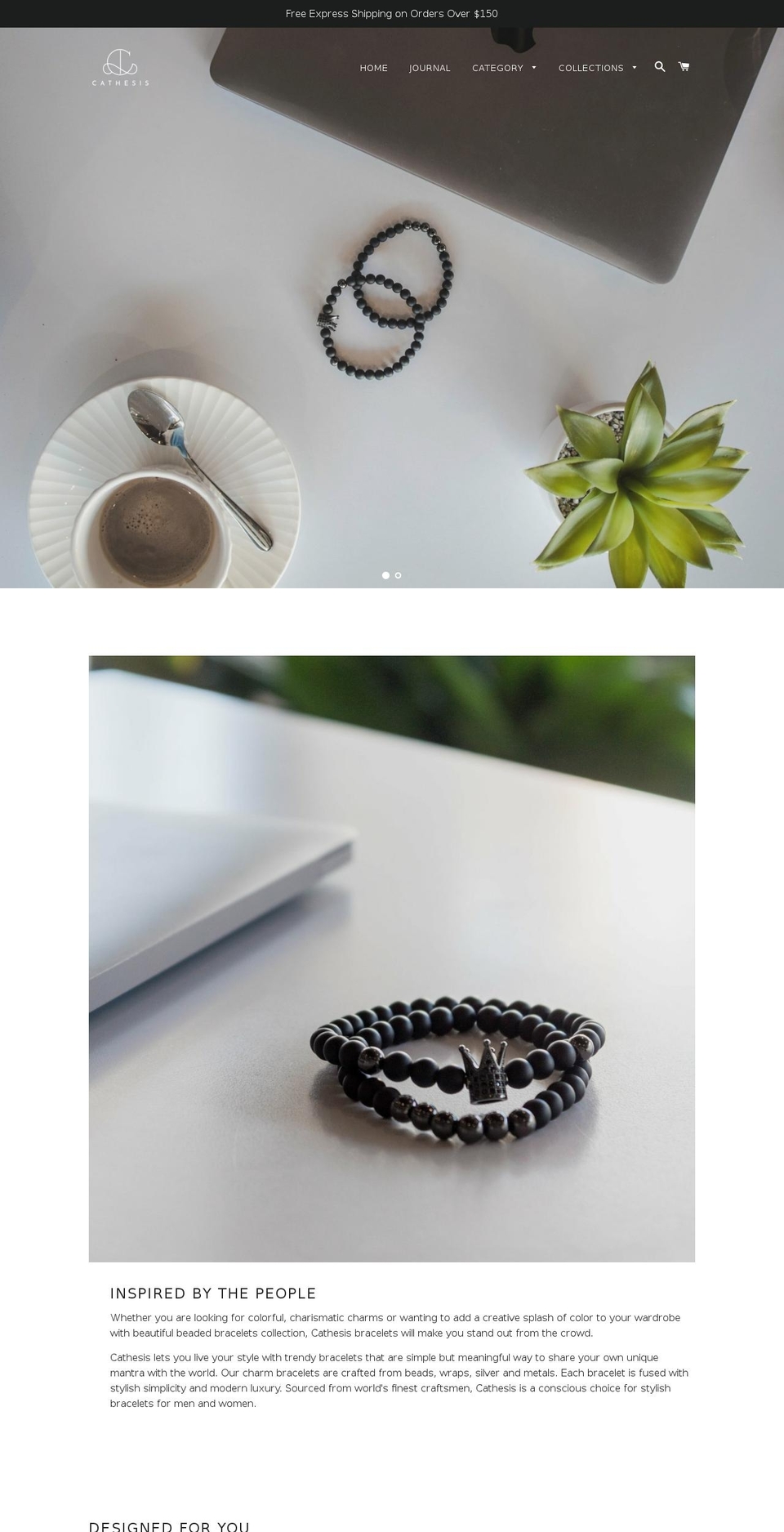cathesis.com — Shopify storefront screenshot
