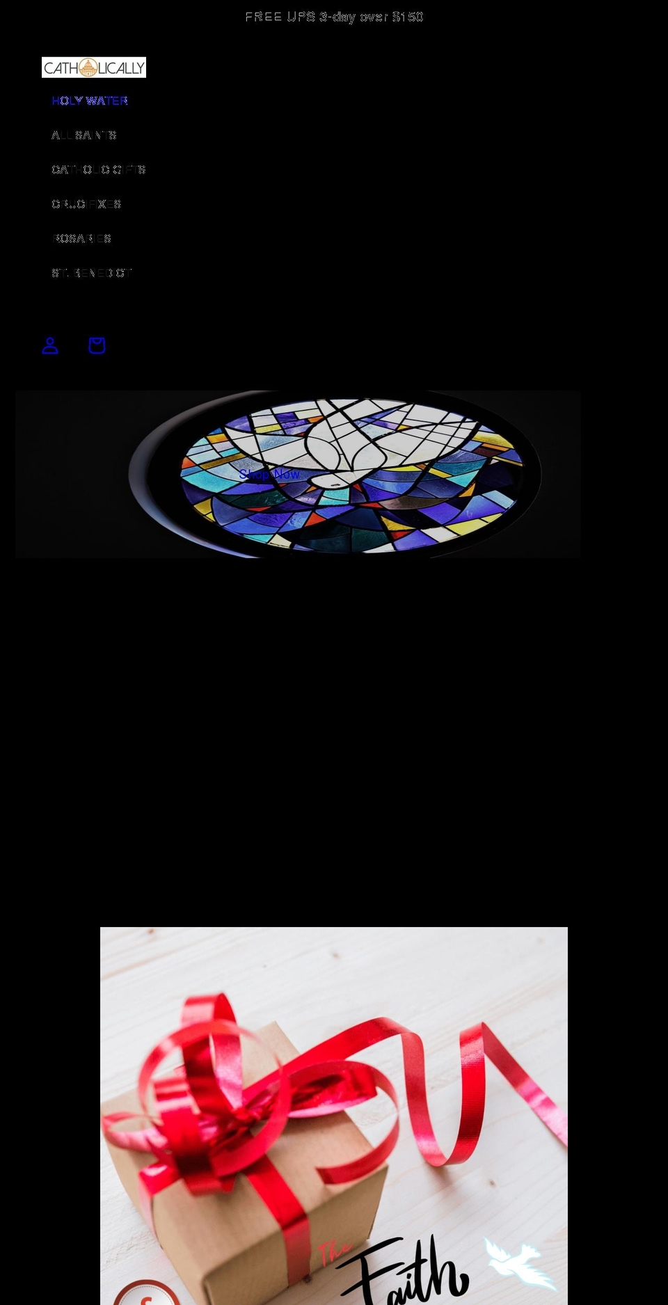 catholically.com shopify website screenshot